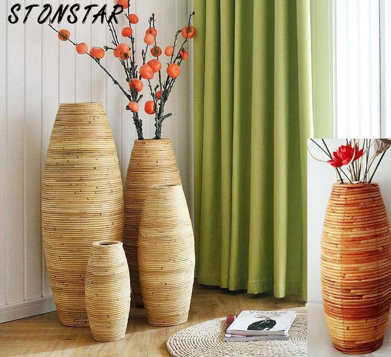 Large Floor Vase With Bamboo Sticks Flooring Guide by Cinvex