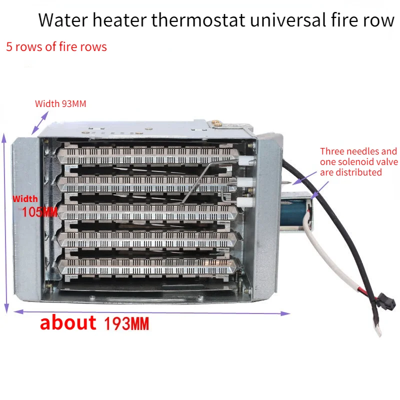 5 rows atmospheric gas burners for gas water heater thermostat fire row burner universal