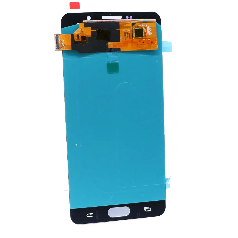 Супер AMOLED lcd A7 для Samsung Galaxy A7 A710 A710F A710M мобильный телефон дисплей сенсорный экран в сборе+ Контроль яркости