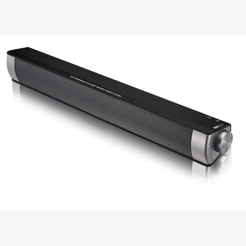 USB Chargeable Bluetooth Soundbar Subwoofer Stereo Speaker for Computer Desktop Laptop PC High Sound Performance