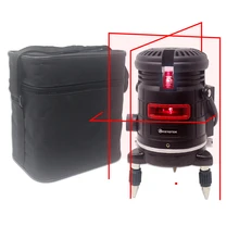 Лазерный уровень, 5 линий, 6 точек, самонивелирующийся, 360, горизонтальная вертикальная линия с функцией наклона и наружной съемки, строительный измерительный инструмент