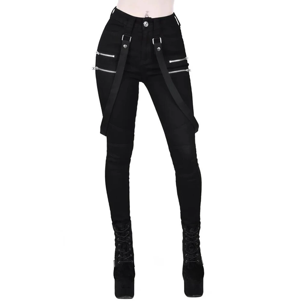 black skinny trousers womens