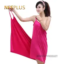 

Wearable Bath Towel For Women Bathrobe 70x140cm Red Pink Blue Quick Dry Microfiber Travel Beach Towels Sport Swim Washcloth
