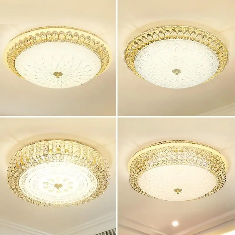Candeeiro для Гостиная потолок домашнего освещения Plafoniera Кристалл светодиодный Plafondlamp Luminaria де Teto Lampara Techo потолочный светильник