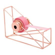 

High quality rose gold Tape Cutter Washi Tape Storage Organizer Cutter Stationery Office Tape Dispenser Office Supplies DropShip