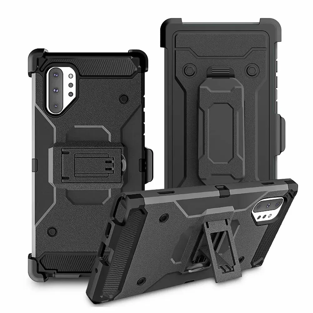 

UYFRATE Shockproof Belt Clip Holster Full Protective Armor Case For Samsung Galaxy Note 10 Plus S10 Plus S10E Note9 S9 S8Plus S7