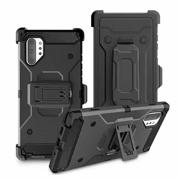 

UYFRATE Shockproof Belt Clip Holster Full Protective Armor Case For Samsung Galaxy Note 10 Plus S10 Plus S10E Note 9 S9 S8Plus