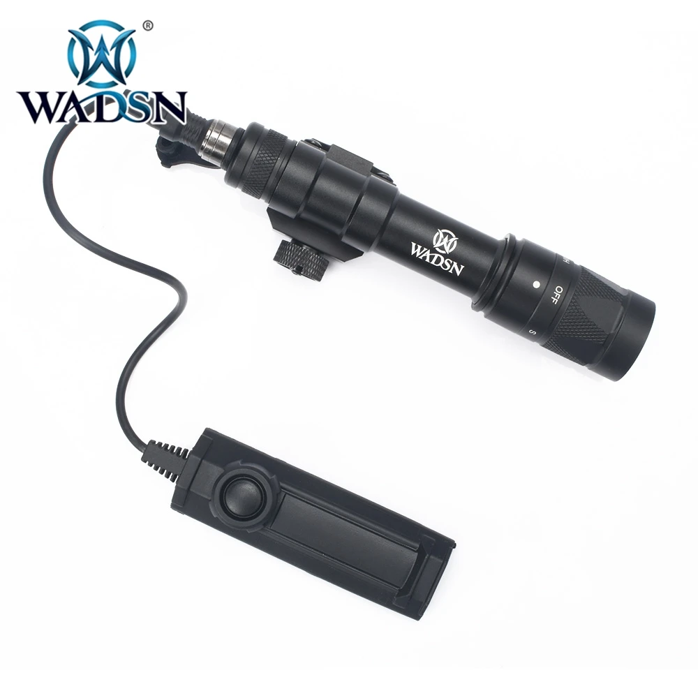 Interruptor de Fita M600w com Dupla Wadsn Softair Lanterna Função Módulo Lâmpada Strobe M600 Airsoft Tocha Wd04011 Arma Luzes Km2-a