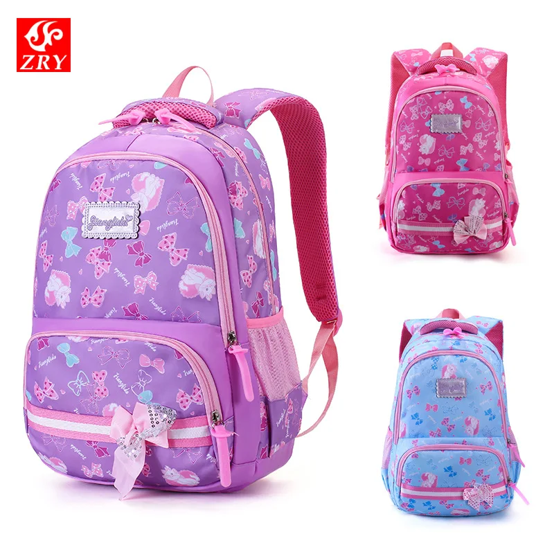 

Schoolbag for Elementary School Students 8-12 a Year of Age Children Backpack 3-5 Grade Girl Backpack Burden Relieving Spine-