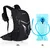 Black with waterbag ANMEILU 20L Outdoor Cycling Bicycle Backpack Hiking Hydration Backpack Sport Climbing Bag waterproof Bike Bag with rain cover - Цвет: Black with waterbag
