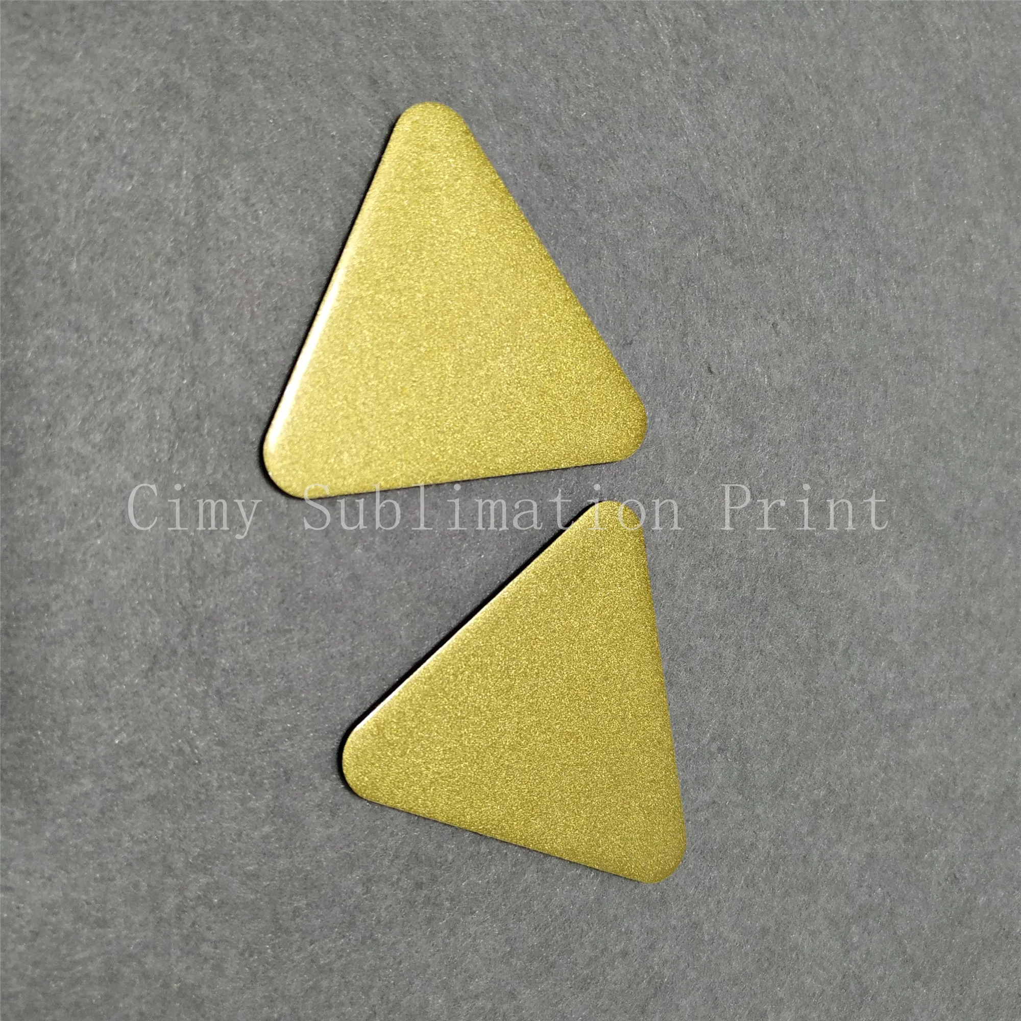 

15pcs/lot Blank Sublimation 5.5*6.2cm Triangle Metal plates DIY Fridge Magnets Refrigerator Sticker Creative Sublimation Gift