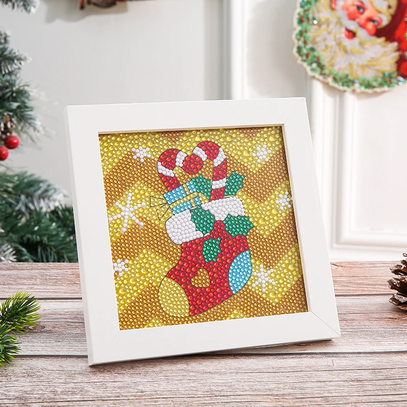Unicorn Christmas 5D Diamond Painting Kit for Kids – Beginner Art and Craft Wall Decoration