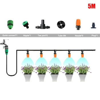 

Patio Spray Misters Watering System Kits Accessories for Outdoor Garden Greenhouse Nozzles Misting Watering & Irrigation TB Sale