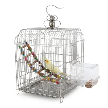 

Parrot Feed Box Parrot Spill Proof Feed Box Tough Durable Bite Resistant Small Birds Small Parrot No Waste Feeding Solution