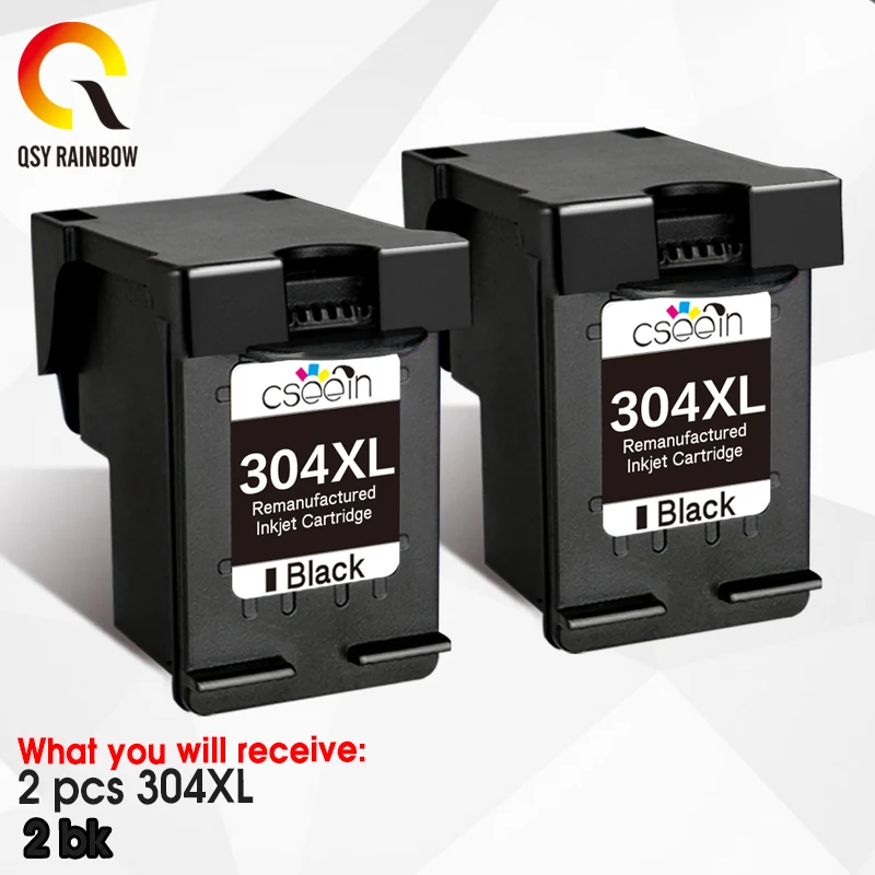 Картридж с чернилами QSYRAINBOW 304XL замена для HP 304 XL Deskjet 2600 серии 2620 универсальный