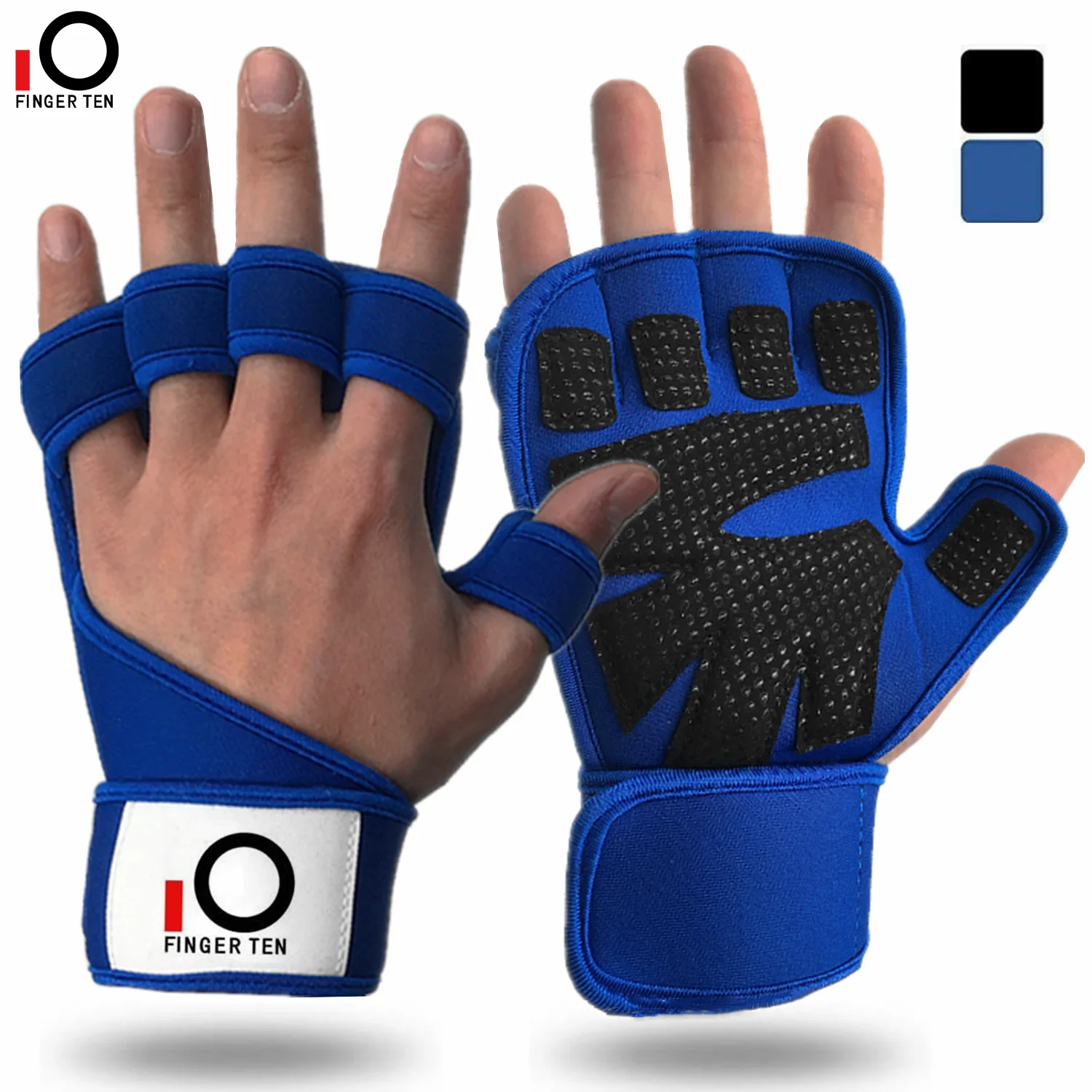 Padded Weight Lifting Gloves Men Women Grips Wrist Wraps Support Cycling Fitness 