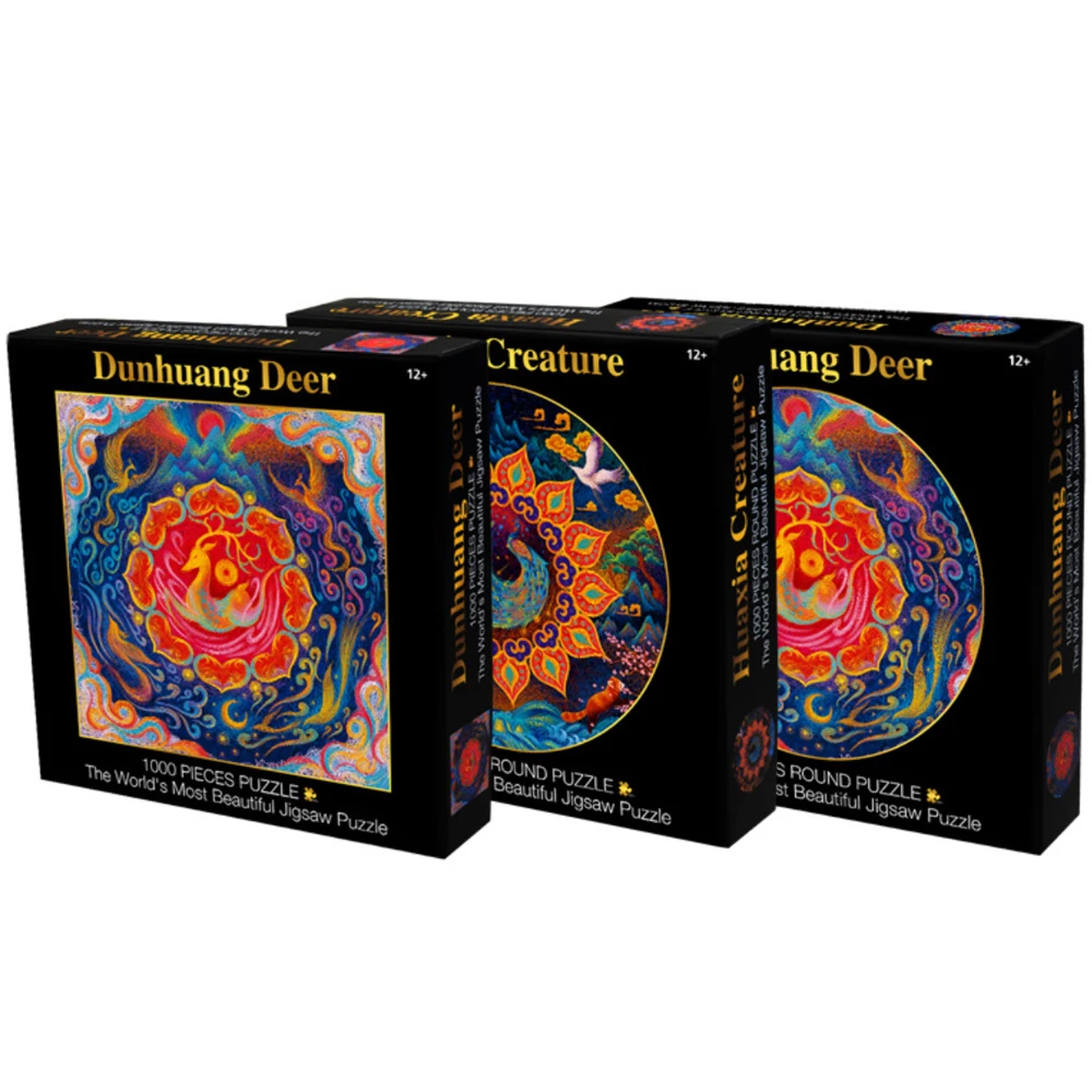 

jigsaw puzzles 1000 pieces Circular pattern 67.5cm Assembling painting pattern toys for adults children puzzles