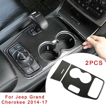 

Car Accessories Carbon Fiber Dashboard Gear Shift Panel Stickers For Jeep Grand Cherokee 14-17 Durable And Practical