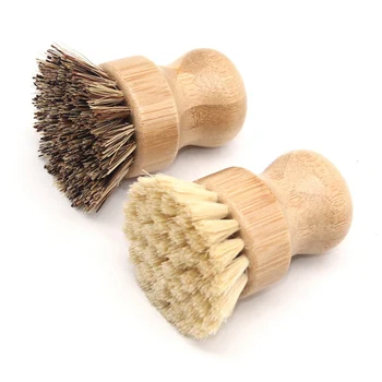 

Kitchen Pot Dish Brush Wooden Handle Cleaning Brush Washing Brush Multifunction Sink Strong Dirt-removing Scrub Brush