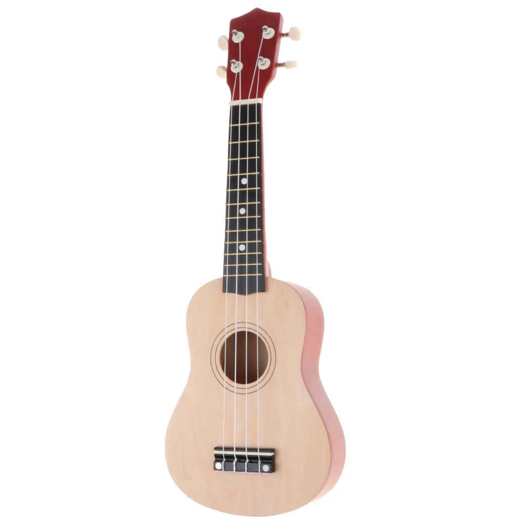21 Inch Ukulele Starter Kit Vintage 4 String Kids Beginner Ukulele Hawaii Guitar Basswood Body Ukulele for Beginners
