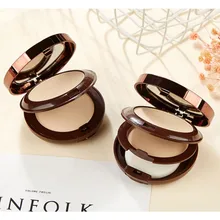 Покрытие дефектов даже цвет кожи прессованная пудра Макияж лица двухслойная прессованная пудра контроль масла