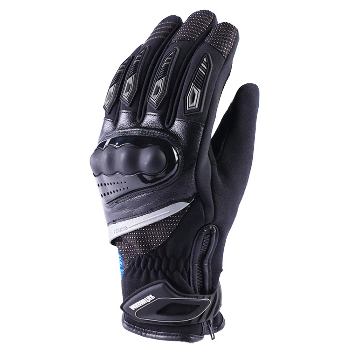 M37D black Masontex мотоциклетные перчатки зимние Guantes Moto водонепроницаемые полный палец Gant Moto мужские перчатки с сенсорным экраном Мотоциклетные Перчатки - Цвет: M37D black