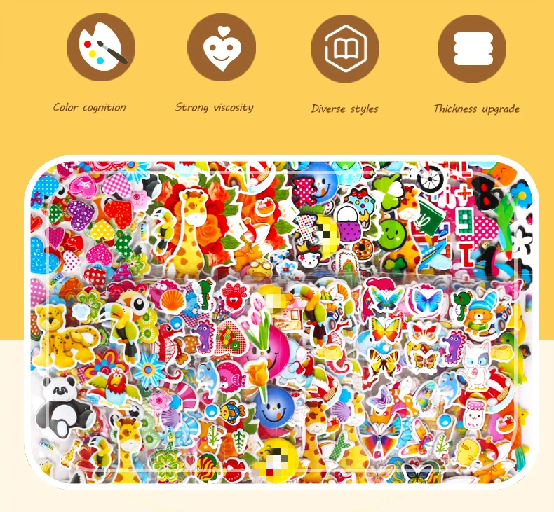 Kids Stickers 40 20 Different Sheets 3D Puffy Bulk Stickers for Girl Boy Birthday Gift Scrapbooking Teachers Animals Cartoon GYH 3 Kids Stickers 40 20 Different Sheets 3D Puffy Bulk Stickers for Girl Boy Birthday Gift Scrapbooking Teachers Animals Cartoon GYH 3