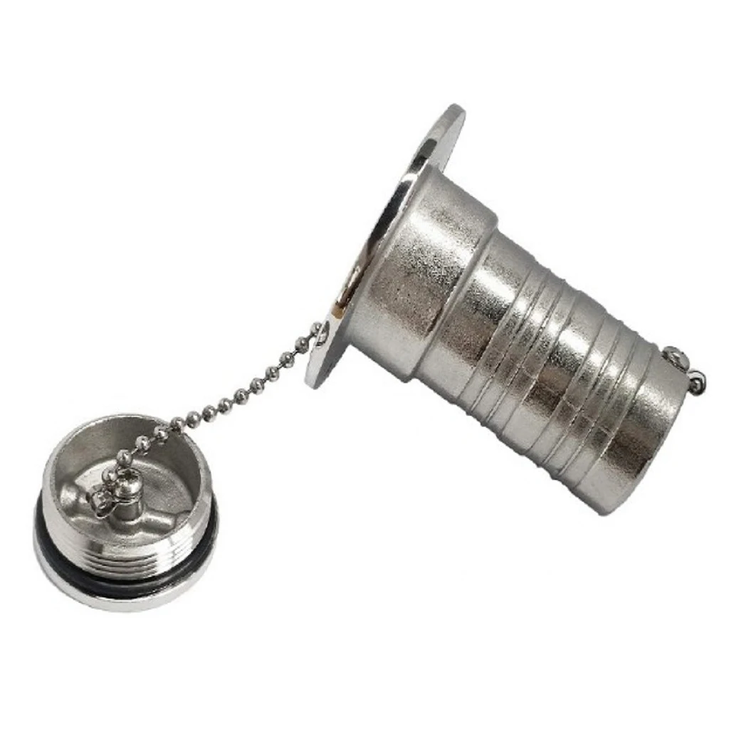 Ø 38mm Stainless Steel Filler Deck Filler Tank Cover For Boat, Yacht, Caravan, Tractor, Trailer Tank