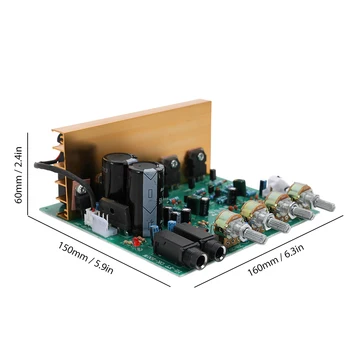 

New DX-2.1 Dual Home Theater AC18V-24V DIY Supplies Large Power Audio Amplifier Board Channel High Power Subwoofer