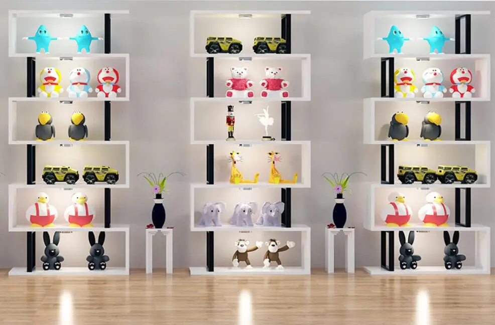 

Container shelf display shelf product container bag display shelf shoe shelf cosmetics display cabinet