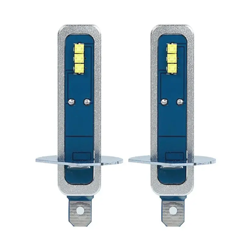 1 пара H1 3030 6SMD Автомобильный светодиодный фонарь 20 Вт 1100LM Противотуманные фары белый свет высокой яркости и теплопроводности низкая температура