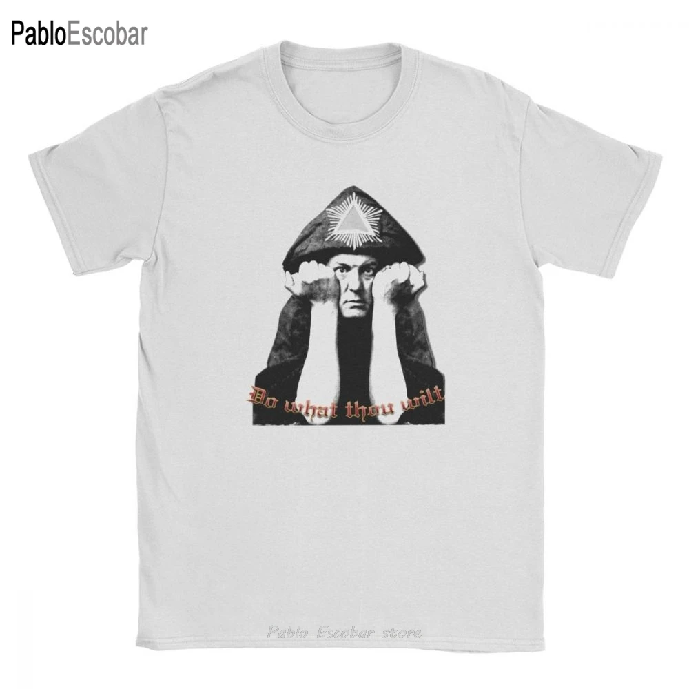 Футболка Aleister Crowley с надписью Do What You Will Мужская футболка волшебный Соломон