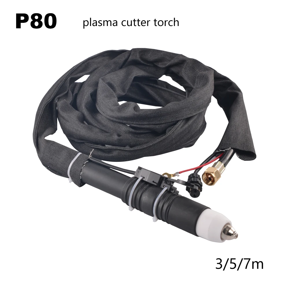 P80 Air Plasma Cutting Cutter Torch Pilot Arc for LGK60 LGK80 LGK100 Cutting Machine Completed 10/16/23Feet Cable