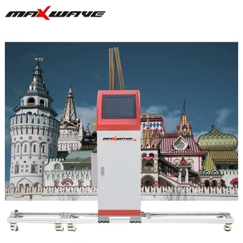 

Touch Screen Industrial PC Build In CMYKW UV Ink Wheel Vertical Wall Printer Machine