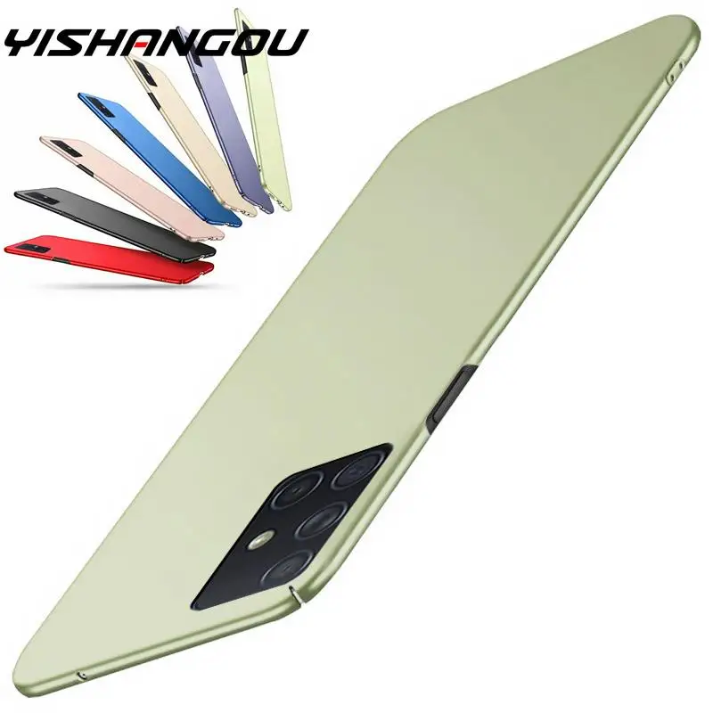Противоударный матовый ПК чехол для Samsung Galaxy S20 FE S21 Note20 Ultra A50 A70 A51 A71 A21S S10 S9 S8Plus