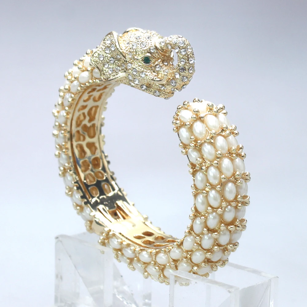 GrayBirds Fashion Jewelry Luxury Animal Bracelets Springs Bangles For Women Elephant Resin Material More Colors In Stock