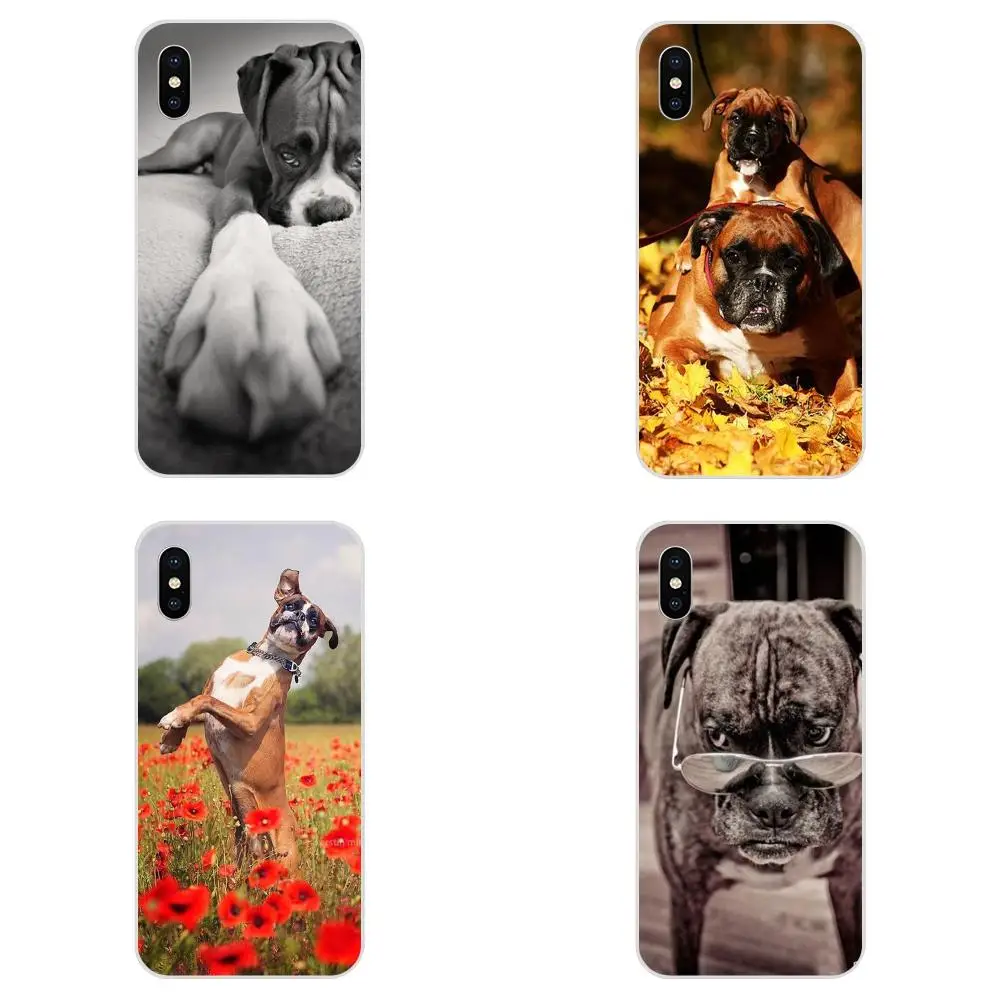 

For Huawei Honor 4C 5A 5C 5X 6 6A 6X 7 7A 7C 7X 8 8C 8S 9 10 10i 20 20i Lite Pro Cover Case Boxer Dog Puppy Puppies Soft
