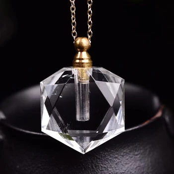 

New Fragrance Reed Diffuser Natural Crystal Parfum Home Perfume Bottle Pendant Necklace Zakka Difusor Aromas Gift Birthday