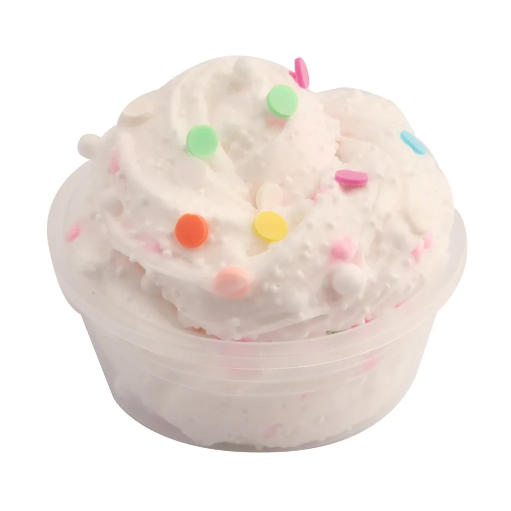 Fluffy Slime Supplies Stress Relief Toy Child Creativity Imagination Education toy Beautiful Color Colorful Slime toys #A