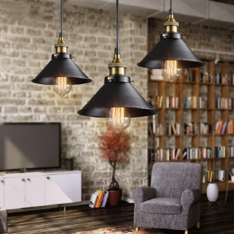Американский стиль ретро кантри промышленный Железный Droplight исследование отеля