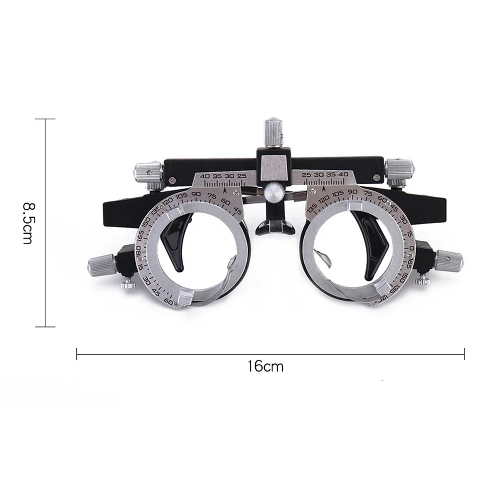 Визуальный уход Профессиональный унисекс эргономичный титановый ультра Оптический Регулируемый легкий пробный объектив рамка оптометрия глаз тест PD