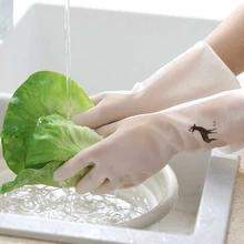 Резиновые перчатки для мытья посуды, перчатки для мытья одежды, водонепроницаемые и прочные тонкие латексные перчатки, товары для домашней уборки