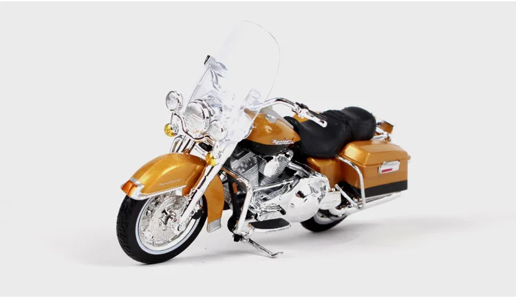 Maisto 1:18 Harley Davidson 1999 FLHR Road King мотоциклетные металлические модельные игрушки для детей подарок на день рождения Коллекция игрушек