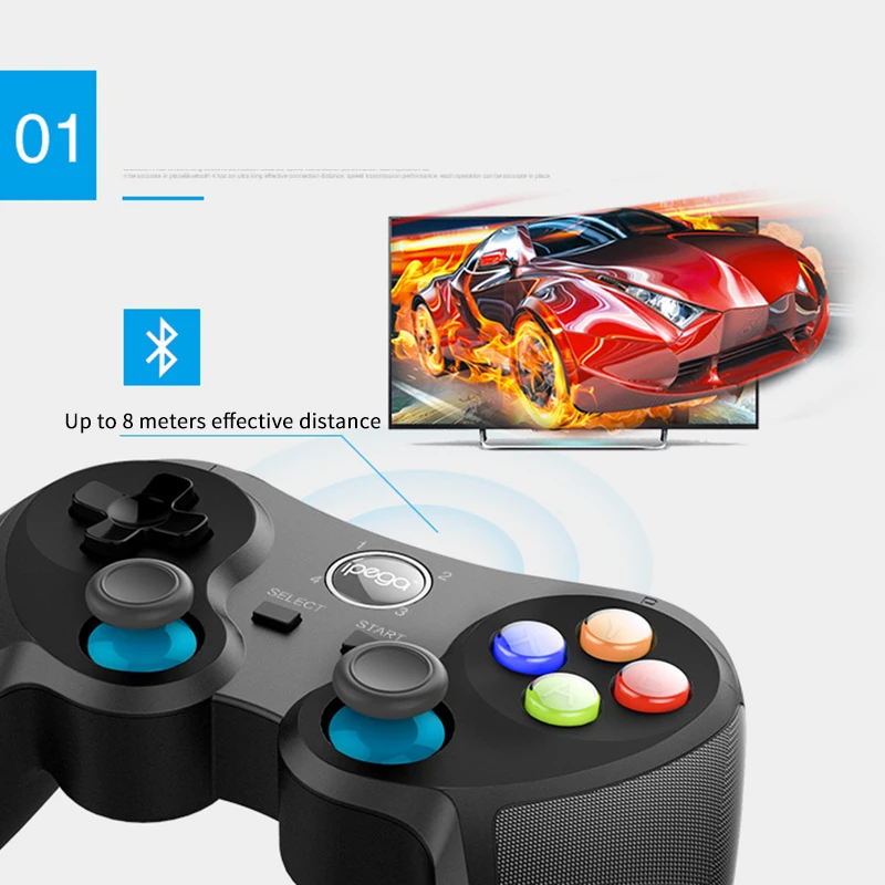 FFYY-Ipega Pg-9157 беспроводной Bluetooth геймпад Pg 9157 игровой контроллер с держателем джойстик для Windows Android телефон