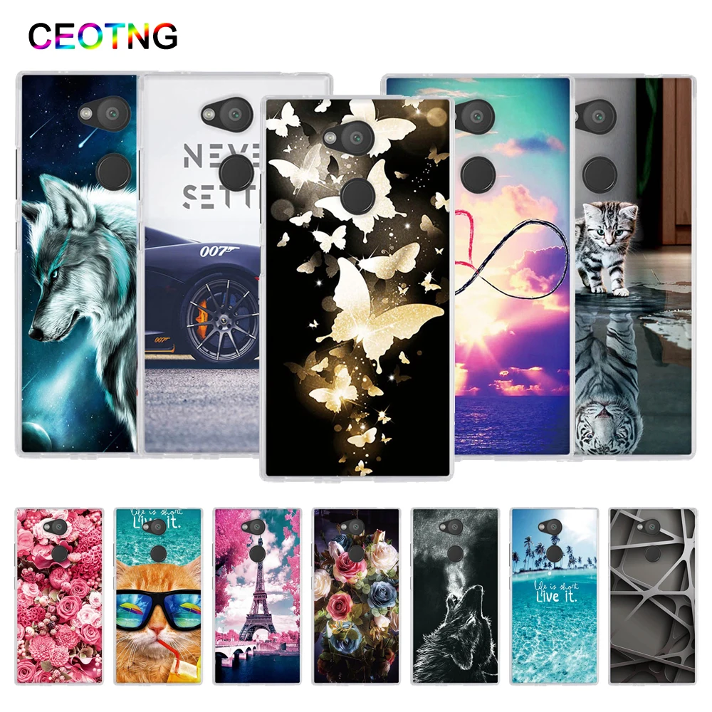 Чехол накладка для Sony Xperia L2 мягкие силиконовые чехлы чехол телефона L 2