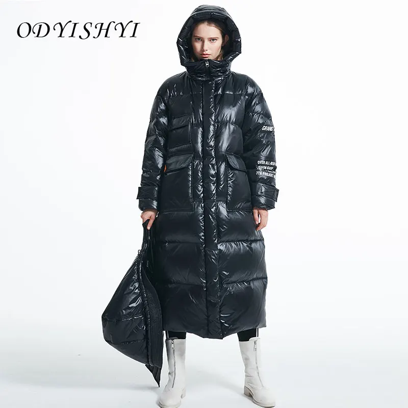 2020 New Winter Snow Coat Women Parkas 90% White