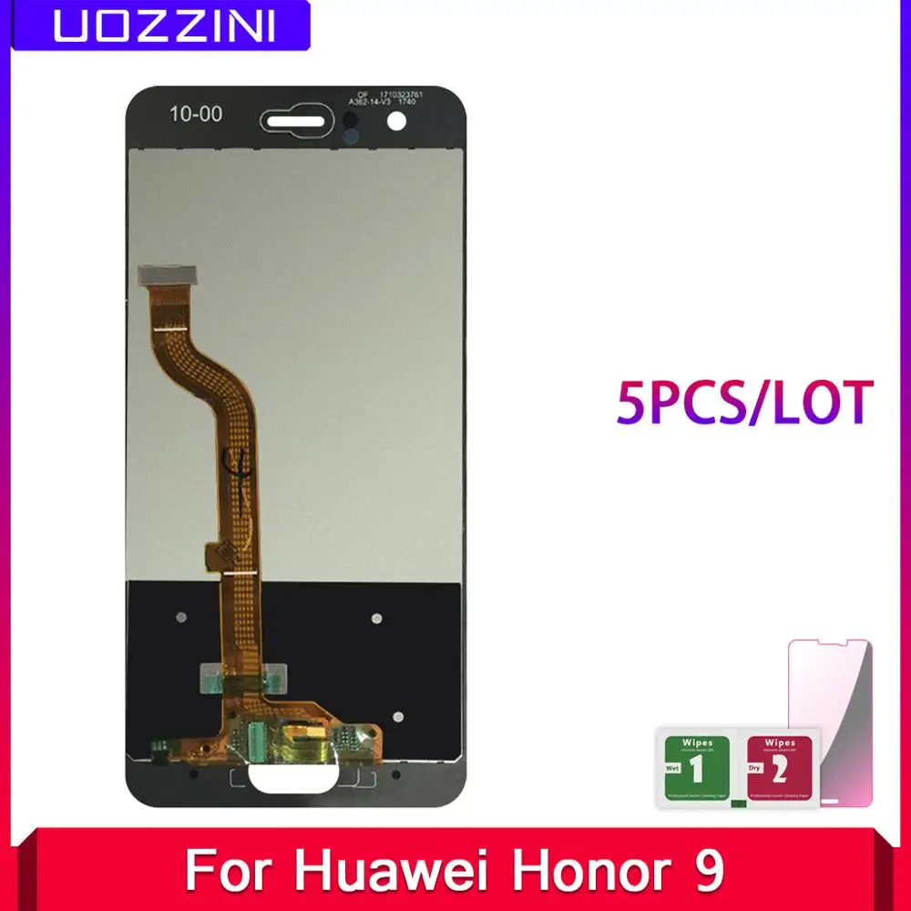 

5 Pcs LCD Display For Huawei Honor 9 LCD Touch Screen Digitizer Assembly Replacement STF-L09 STF-AL10 STF-AL00