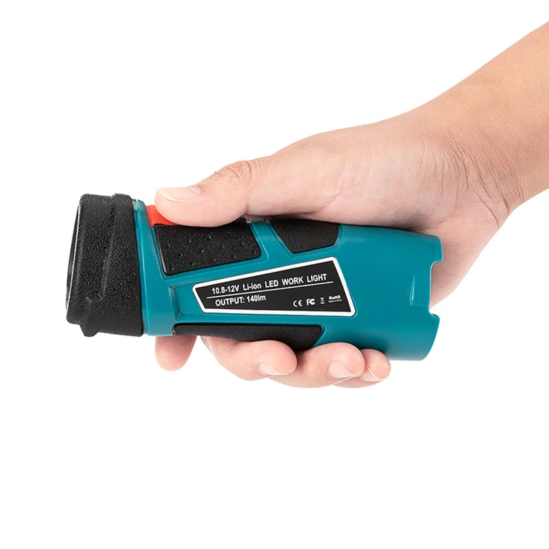 Para Makita 3W 10,8 V-12V luz LED de mano (sin batería, sin cargador) lámparas de linterna recargable de litio envío gratuito