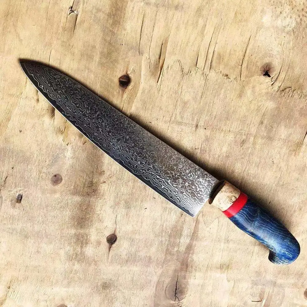 

Handmade Professional Chef Knife VG10 Damascus Steel Kitchen Knife Japanese Gyuto Cleaver Cuisine Knives Tools