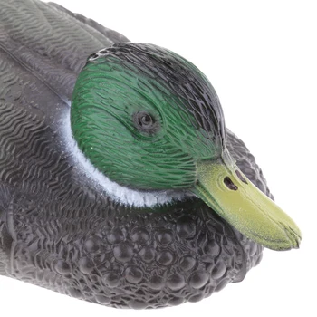 

2pc Artificial Swan & Duck Decoy Pond Decor Floating Ornamental Bird